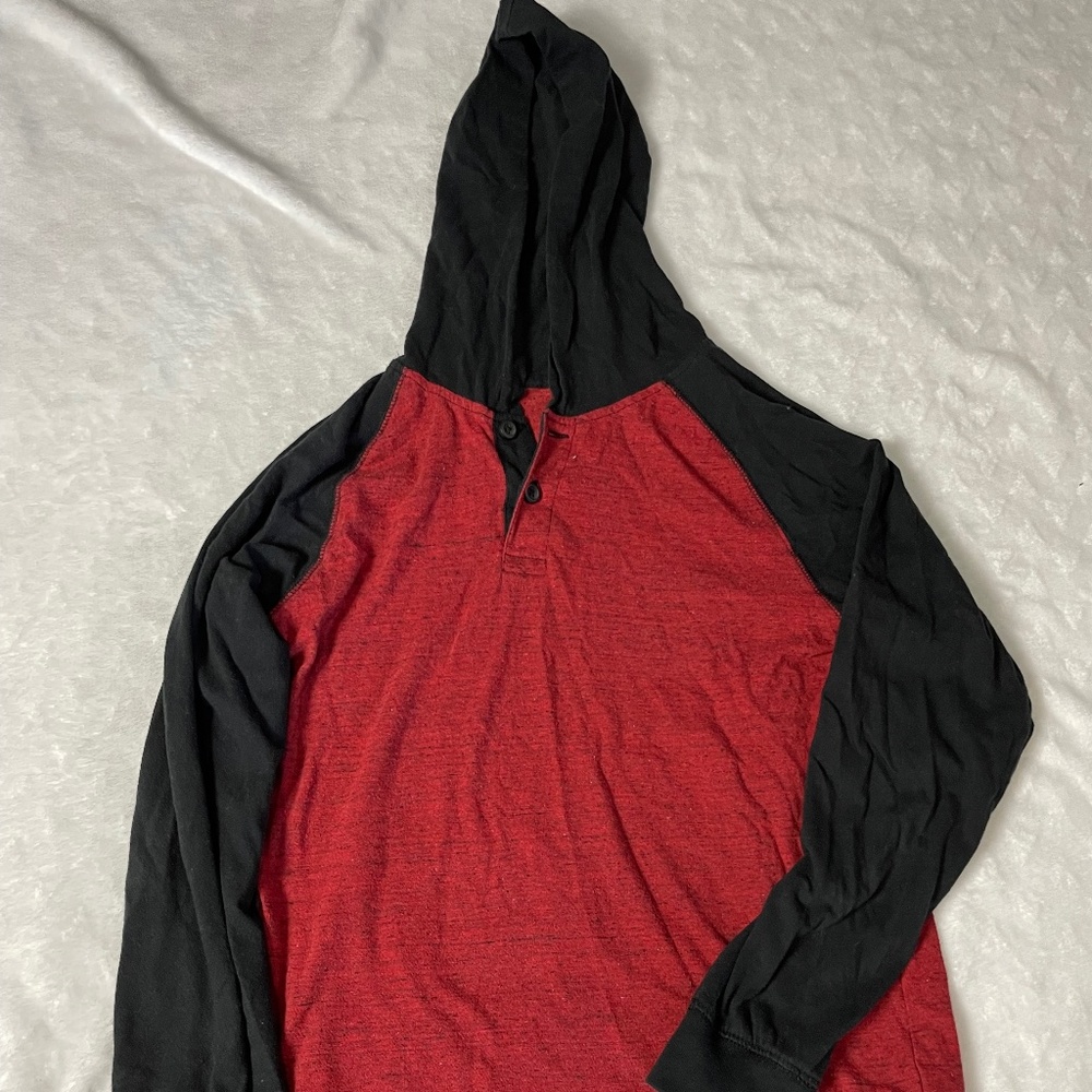 Wrangler red and black Youth L (10/12) long sleeve shirt